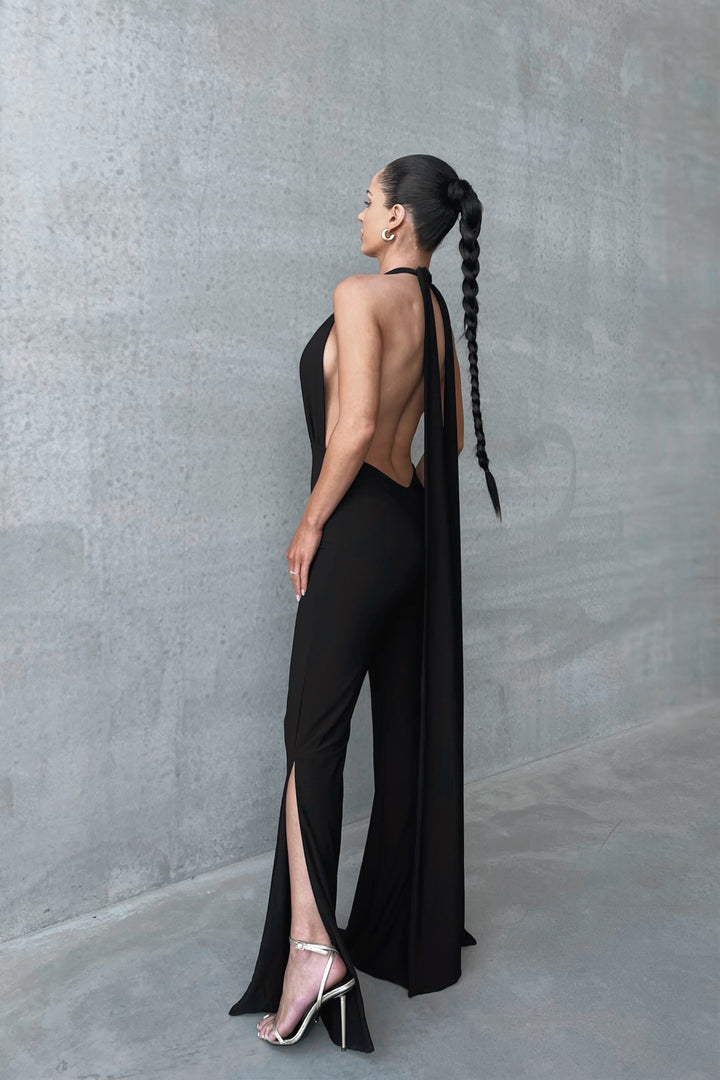 Middy Multi-Way Jumpsuit In Black