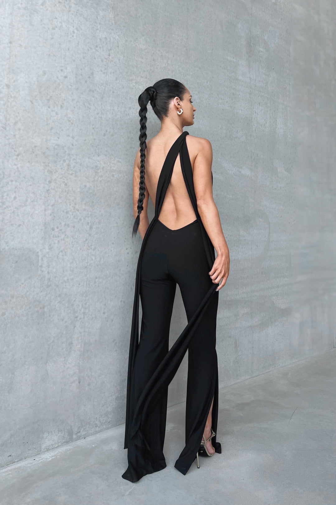 Middy Multi-Way Jumpsuit In Black