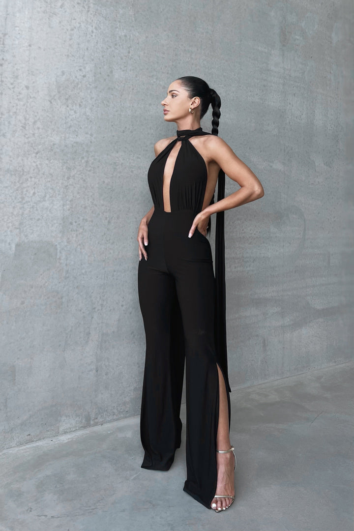 Middy Multi-Way Jumpsuit In Black