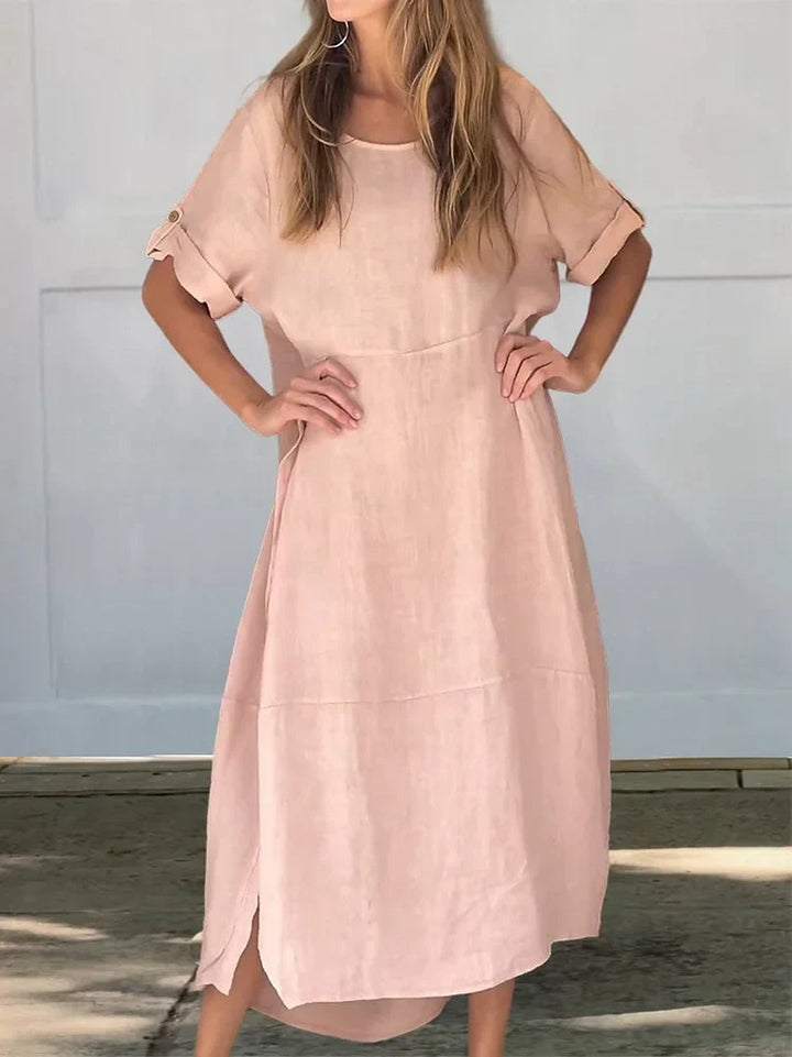 Julie Linen Cotton Dress