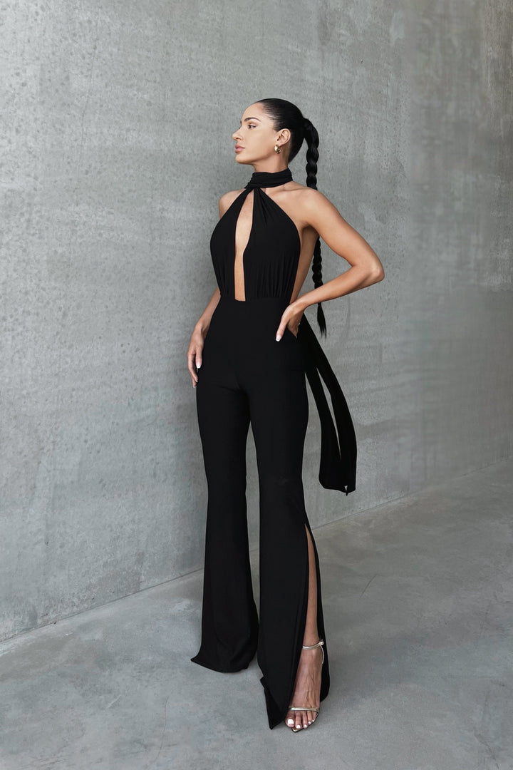 Middy Multi-Way Jumpsuit In Black