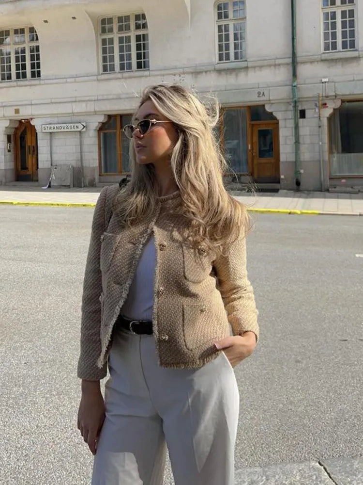 Tweed Cropped Jacket