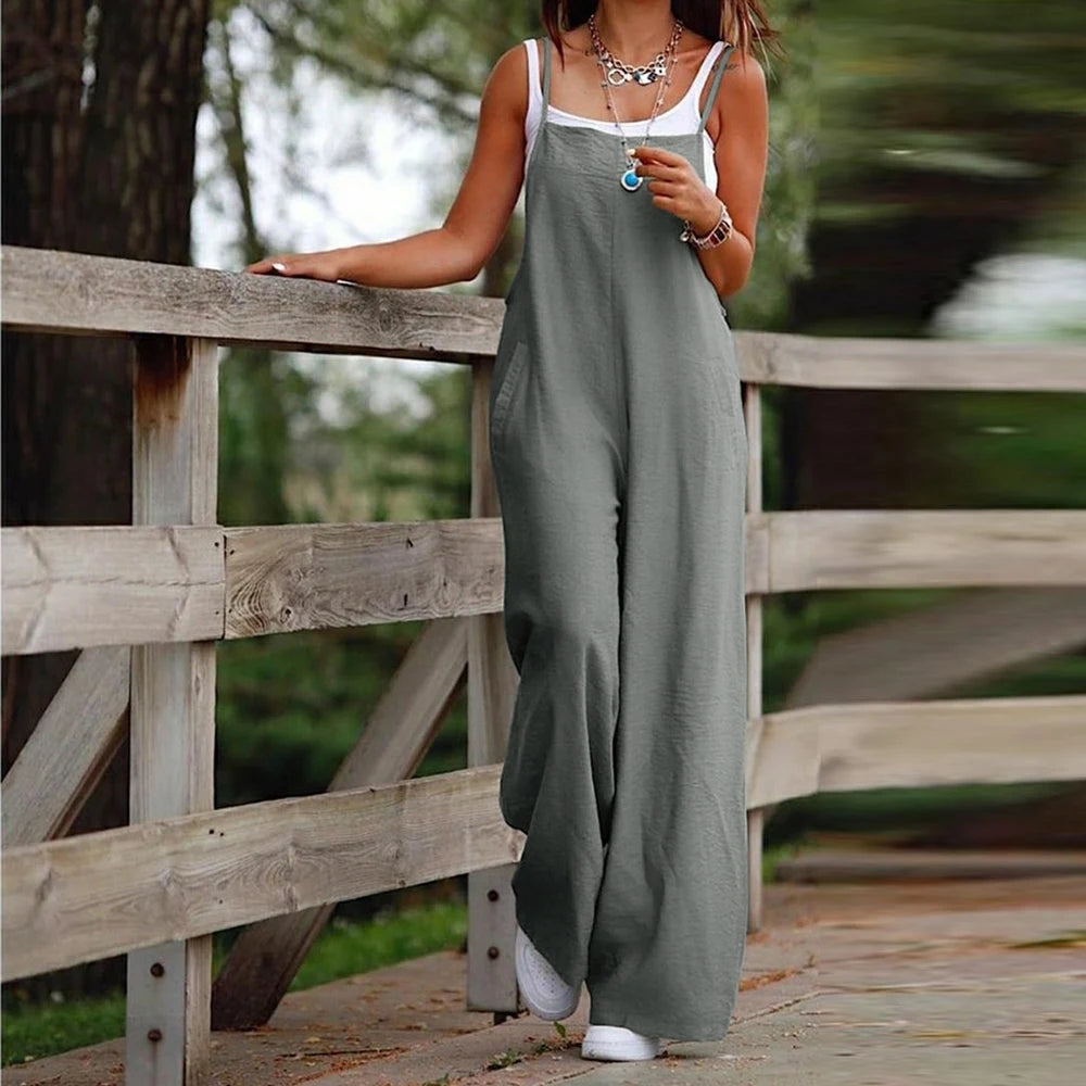 Lila - Chic Wide-Leg Jumpsuit