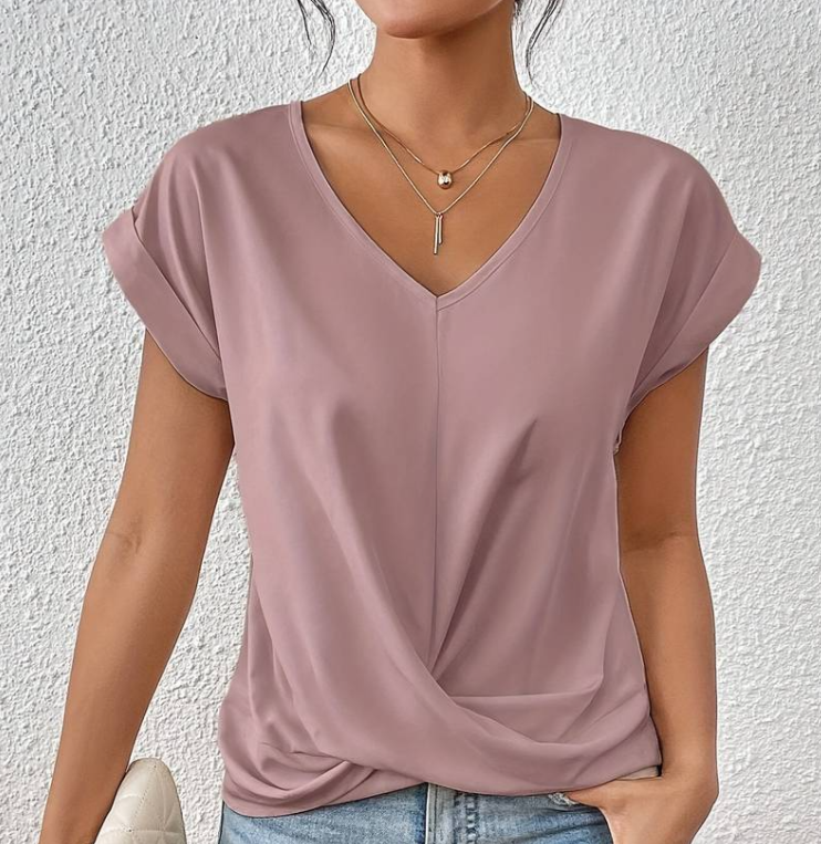 Maria | V-Neck Belly Covering Top